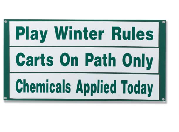 Play Winter Rules set of 2 Limited Supply PA5815-01